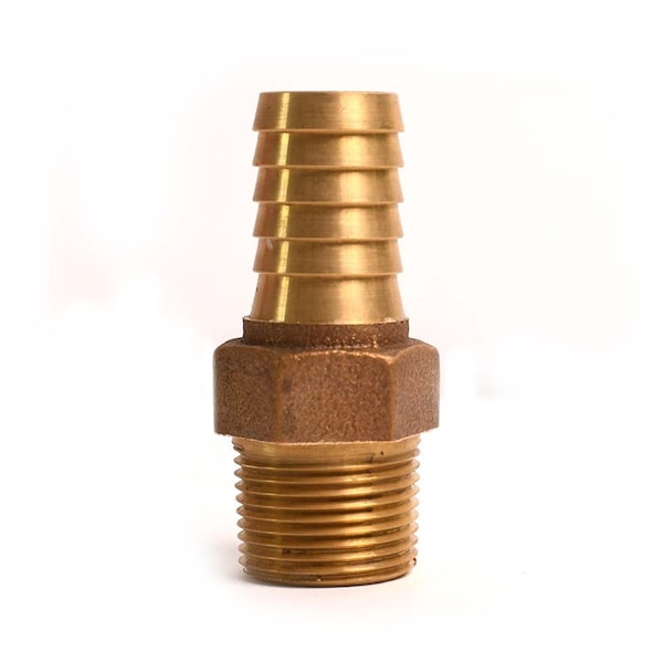 Thrifco Plumbing 1/2 BRASS INSERT MALE ADAPTER 6522101 - main